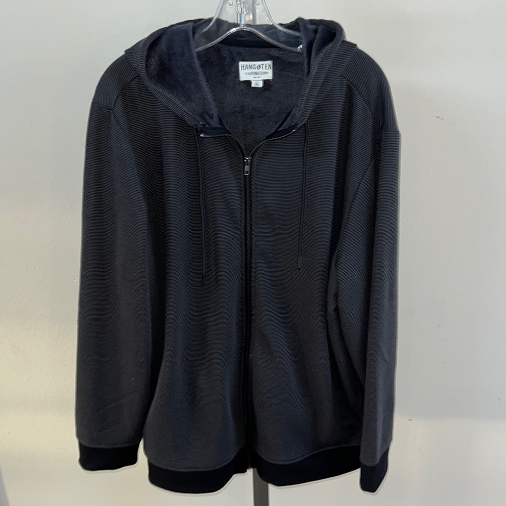 EUC Hang Ten zip front jacket XL